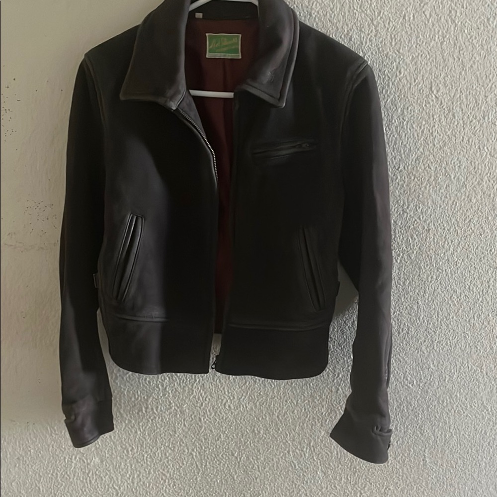 Levi's Brown Leather Jacket Classic Style and Comfort